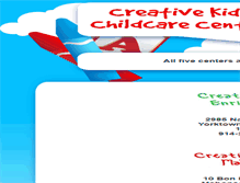 Tablet Screenshot of creativekidsdaycarecenter.com